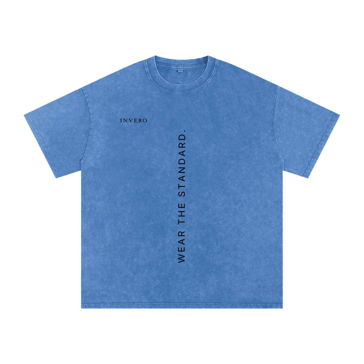 001 MOTTO TEE (INDIGO WASH)