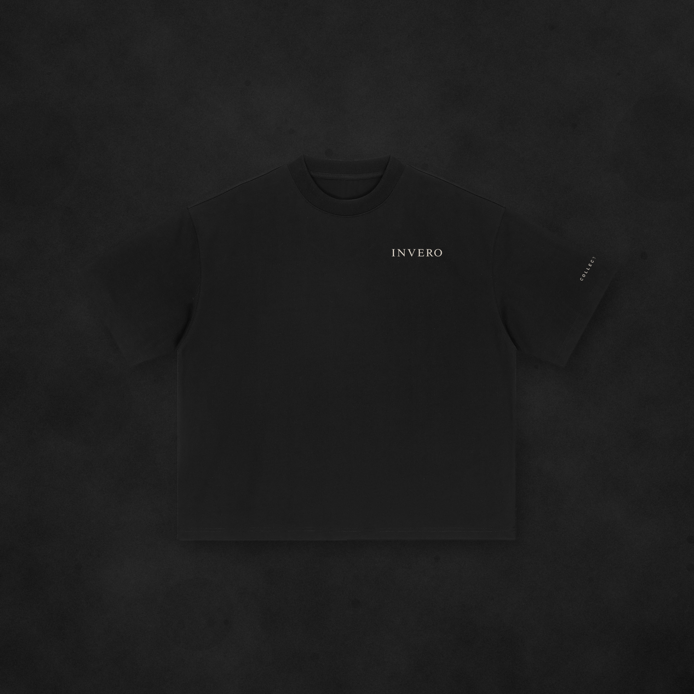 001 SIGNATURE TEE (INK) — on concrete